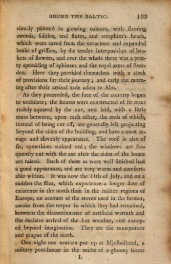 Pohjoinen kesä – kepeitä matkakertomuksia vuodelta 1805